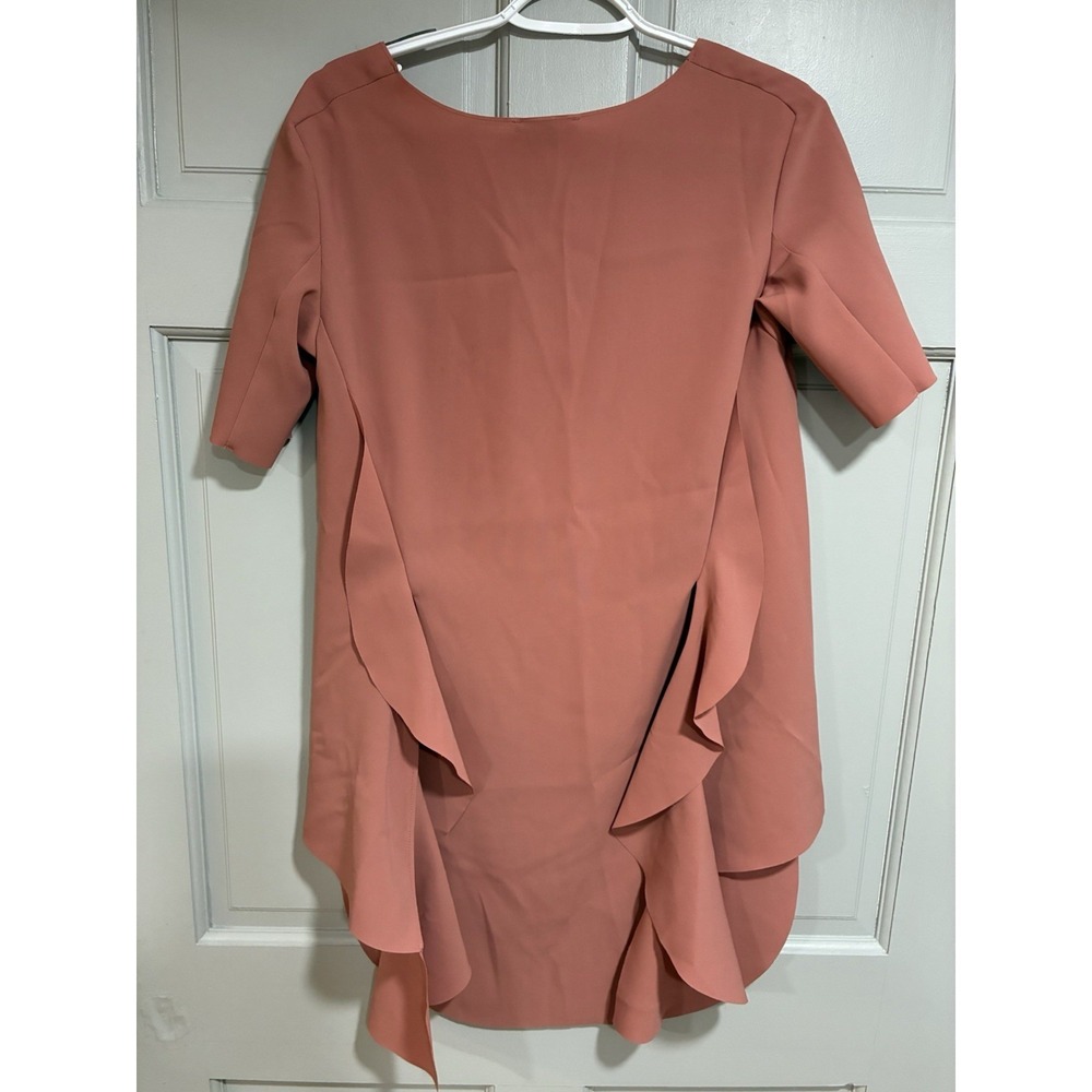 COS Womens Tunic‎ Top Mauve Pink Size 4 High Low Dressy Casual Blouse Office - Picture 10 of 11